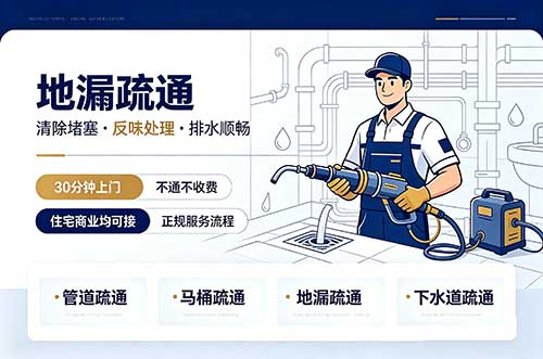 尚志地漏疏通